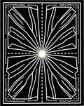 Sunburst Geometric Abstract Design Rug