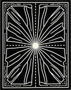 Sunburst Geometric Abstract Design Rug