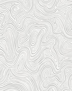 Enigmatic Swirls Abstract Pattern Rug