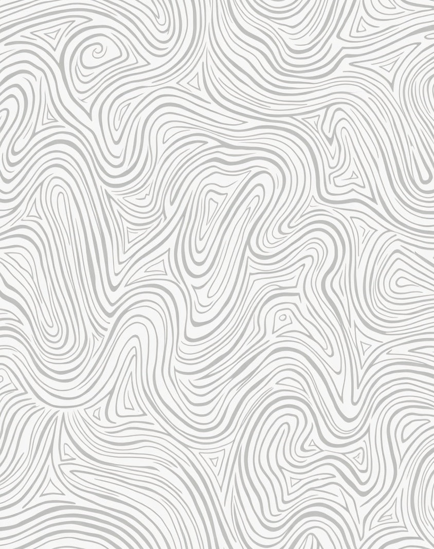 Enigmatic Swirls Abstract Pattern Rug