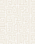 Geometric Maze Patterned Design Rug