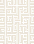 Geometric Maze Patterned Design Rug