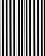 Bold Black White Stripes Rug