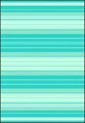 Aqua Tones Striped Pattern Rug