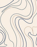 Abstract Swirl Pattern Rug