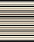Classic Black Cream Stripe Design Rug