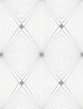 Sharp Geometric Art Deco Fan Pattern Rug