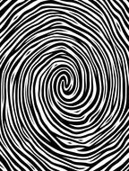 Monochromatic Swirl Abstract Rug