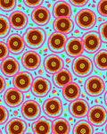 Whimsical Flower Swirl Pattern Rug