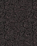 Abstract Pink Line Art Botanical Rug