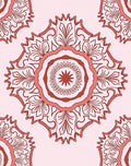 Mandala Inspired Floral Medallion Design Rug