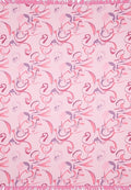 Pink Swirl Abstract Watercolor Rug