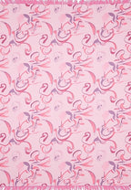 Pink Swirl Abstract Watercolor Rug
