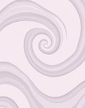 Soft Lavender Swirl Ripple Rug