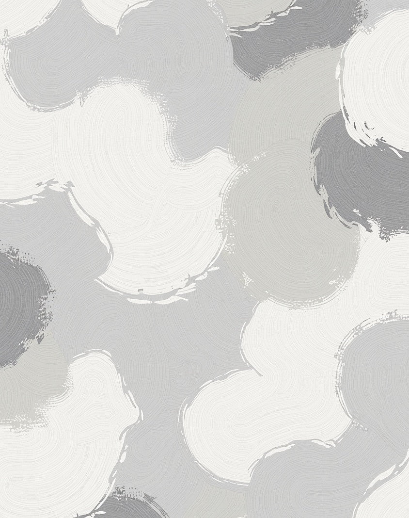 Abstract Swirls Neutral Tone Rug