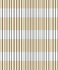 Modern Beige Brown White Striped Design Rug