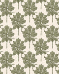 Art Nouveau Leaf Pattern Design Rug