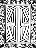 Bold Abstract Geometric Lines Rug