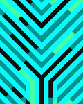 Sharp Geometric Lines Rug