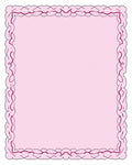Delicate Pink Braided Geometric Pattern Rug