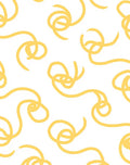 Abstract Swirls Yellow Design Rug