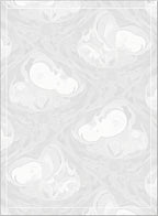 Abstract Cloud Pattern White Rug