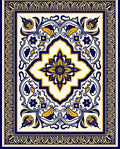 Intricate Floral Medallion Pattern Rug