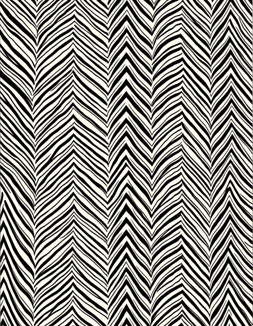 Bold Black White Chevron Stripe Rug