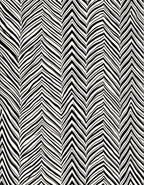 Bold Black White Chevron Stripe Rug