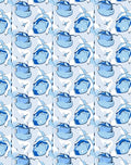 Abstract Blue Cloud Pattern Design Rug