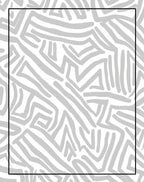Abstract Grey Linear Pattern Rug