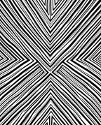 Bold Black White Angular Pattern Rug