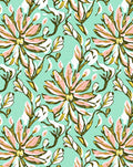 Floral Sketchy Botanical Design Rug