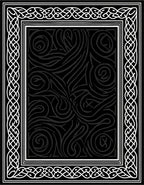Celtic Knotwork Swirl Pattern Rug