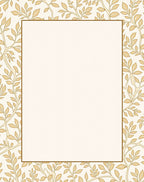Vines Branches Floral Pattern Rug