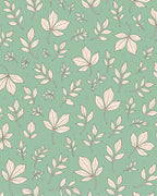 Pale Foliage Pattern Rug