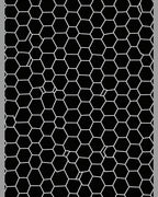 Graphic Hexagonal Black White Pattern Rug