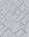 Abstract Geometric Labyrinth Pattern Rug