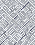 Abstract Geometric Labyrinth Pattern Rug