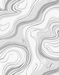 Monochrome Swirl Pattern Rug