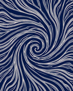 Abstract Swirl Lines Pattern Rug