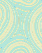 Pastel Swirl Abstract Design Rug