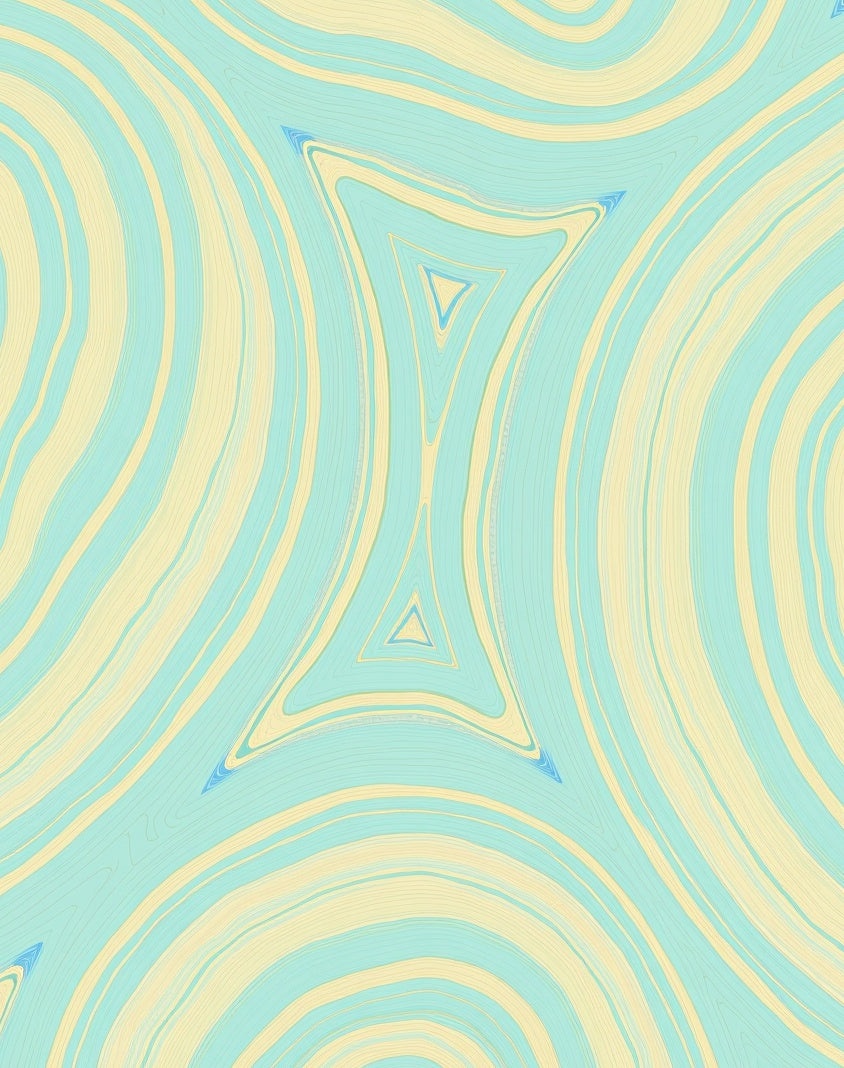 Pastel Swirl Abstract Design Rug