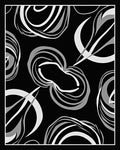 Bold Abstract Swirls Pattern Rug