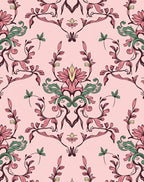 Elegant Floral Vine Pattern Rug