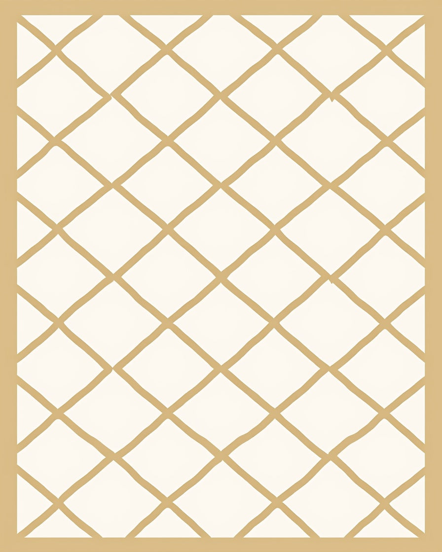 Dijon Lattice Pattern Rug