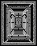 Geometric Maze Pattern Rug