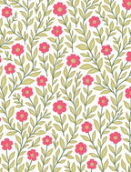 Sweet Floral Vine Pattern Rug