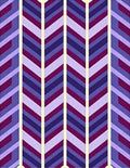 Purple Lilac Chevron Pattern Rug