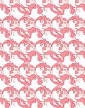 Abstract Pink Faces Pattern Design Rug